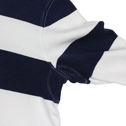 Polo Ralph Lauren Navy/White Rugby Shirt (L)