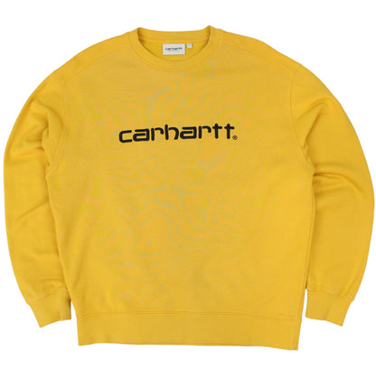 Carhartt Yellow Embroidered Sweatshirt (S)