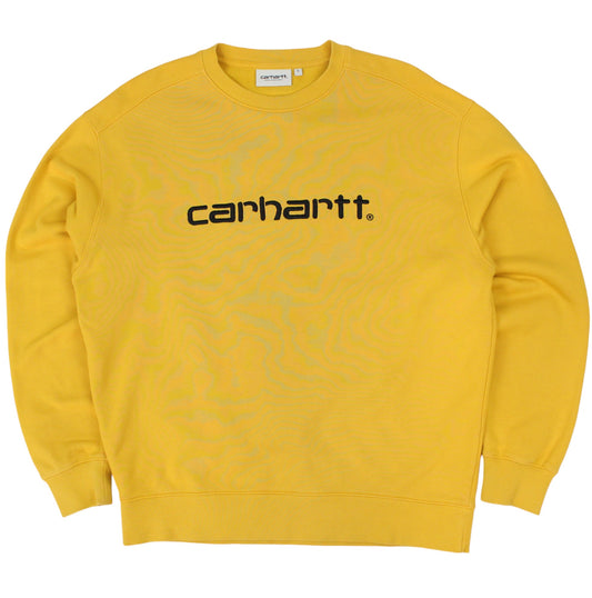 Carhartt Yellow Embroidered Sweatshirt (S)