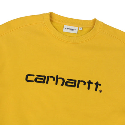 Carhartt Yellow Embroidered Sweatshirt (S)