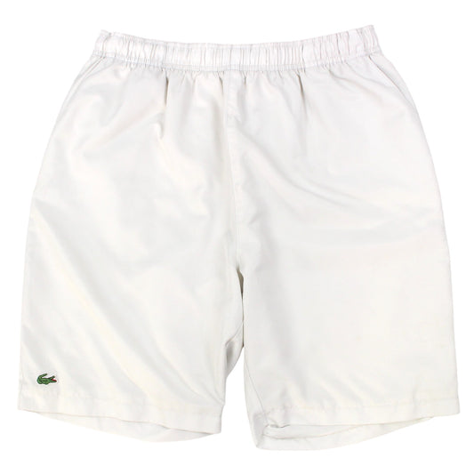 Lacoste White Sport Shorts (XS)