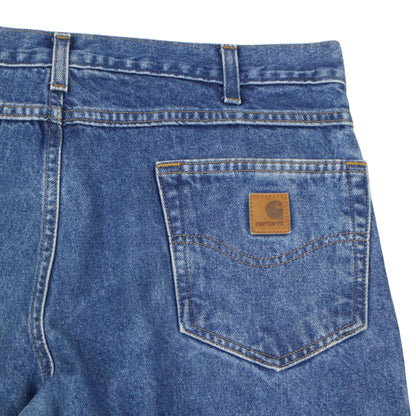 Carhartt Blue Denim Shorts/Jorts (W35")