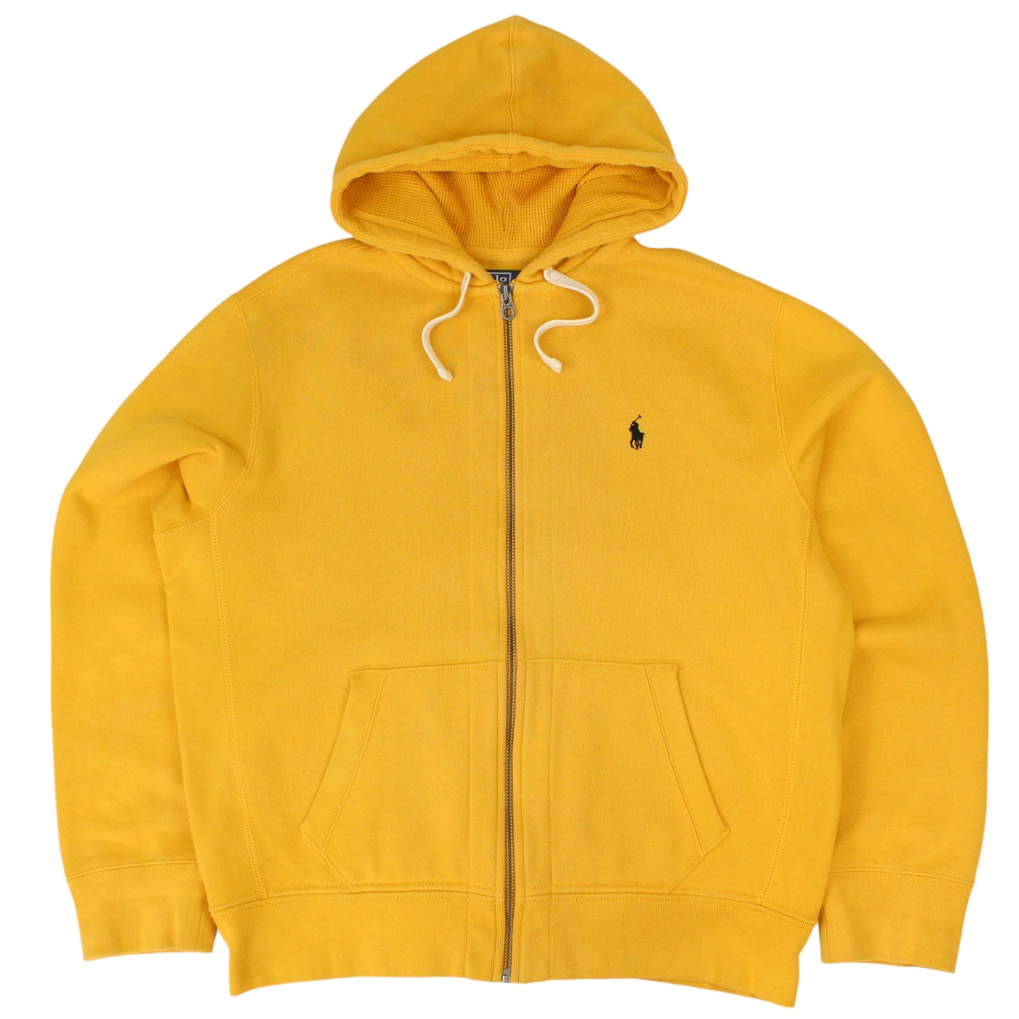 Polo Ralph Lauren Yellow Heavy Full Zip Hoodie (L)