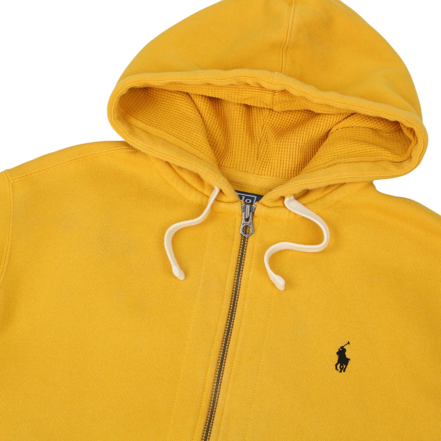 Polo Ralph Lauren Yellow Heavy Full Zip Hoodie (L)