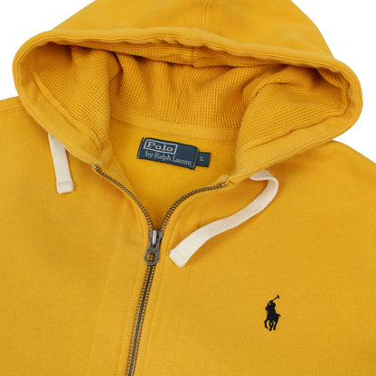 Polo Ralph Lauren Yellow Heavy Full Zip Hoodie (L)