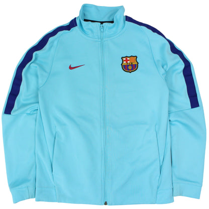 2017-18 Barcelona Nike Blue Track Jacket (XS)