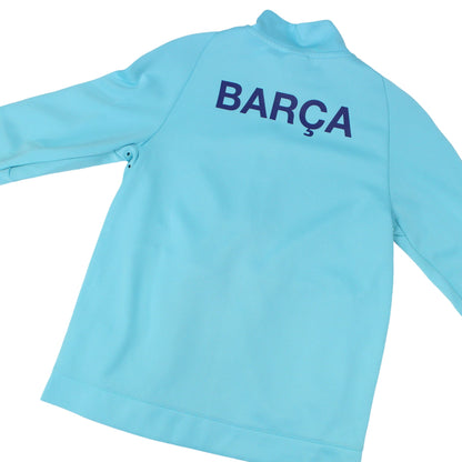 2017-18 Barcelona Nike Blue Track Jacket (XS)