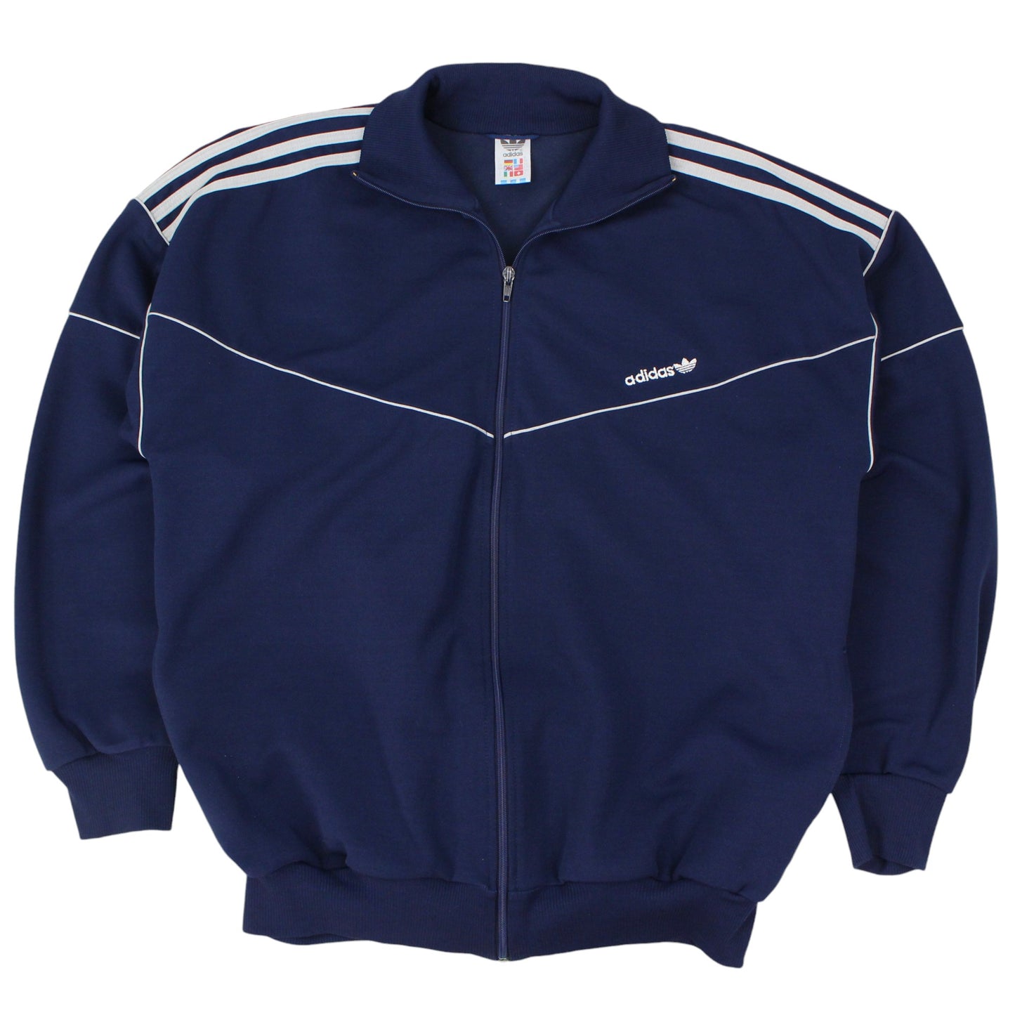 90s Adidas Navy Track Jacket (L)