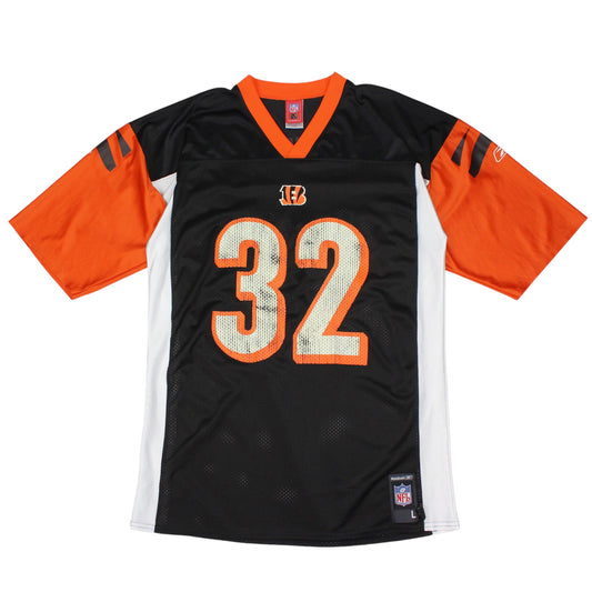 Cincinnati Bengals Reebok Black #32 R. Johnson Jersey (L)