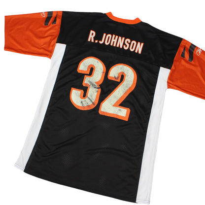 Cincinnati Bengals Reebok Black #32 R. Johnson Jersey (L)