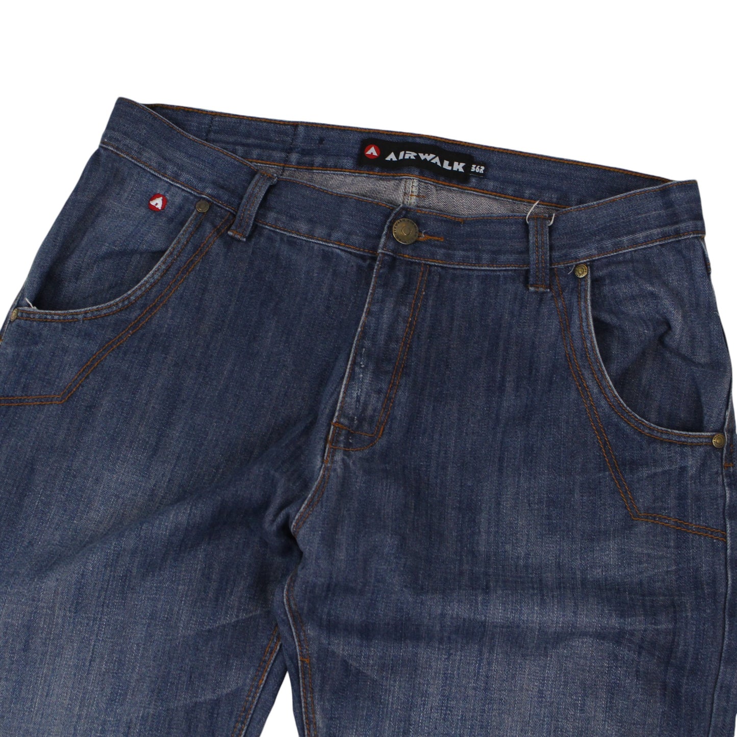 00s Airwalk Blue Baggy Denim Jeans (W36" X L32")