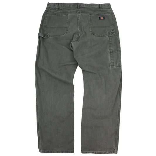 Dickies Green Baggy Heavy Carpenter Trousers (W38" X L32")