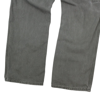 Dickies Green Baggy Heavy Carpenter Trousers (W38" X L32")