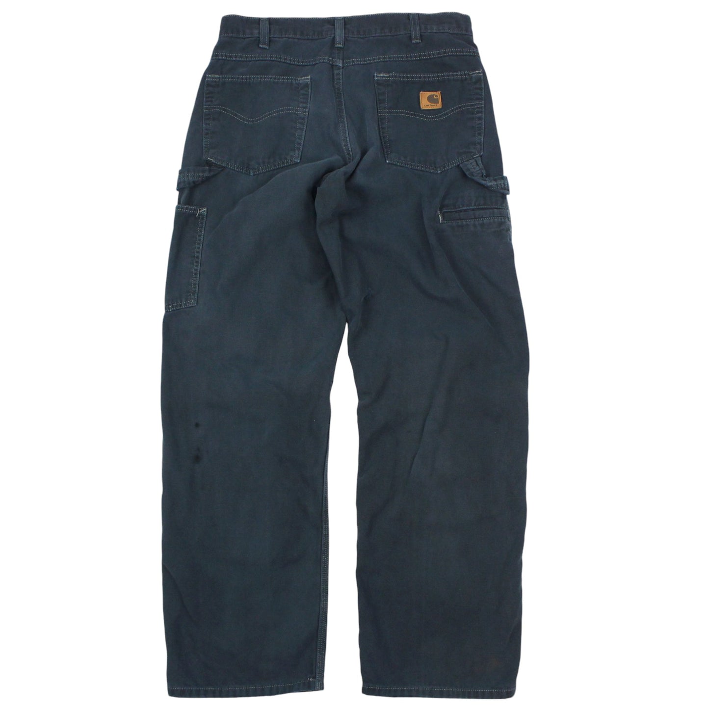 Carhartt Black Baggy Heavy Carpenter Trousers (W32" X L31")