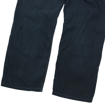 Carhartt Black Baggy Heavy Carpenter Trousers (W32" X L31")