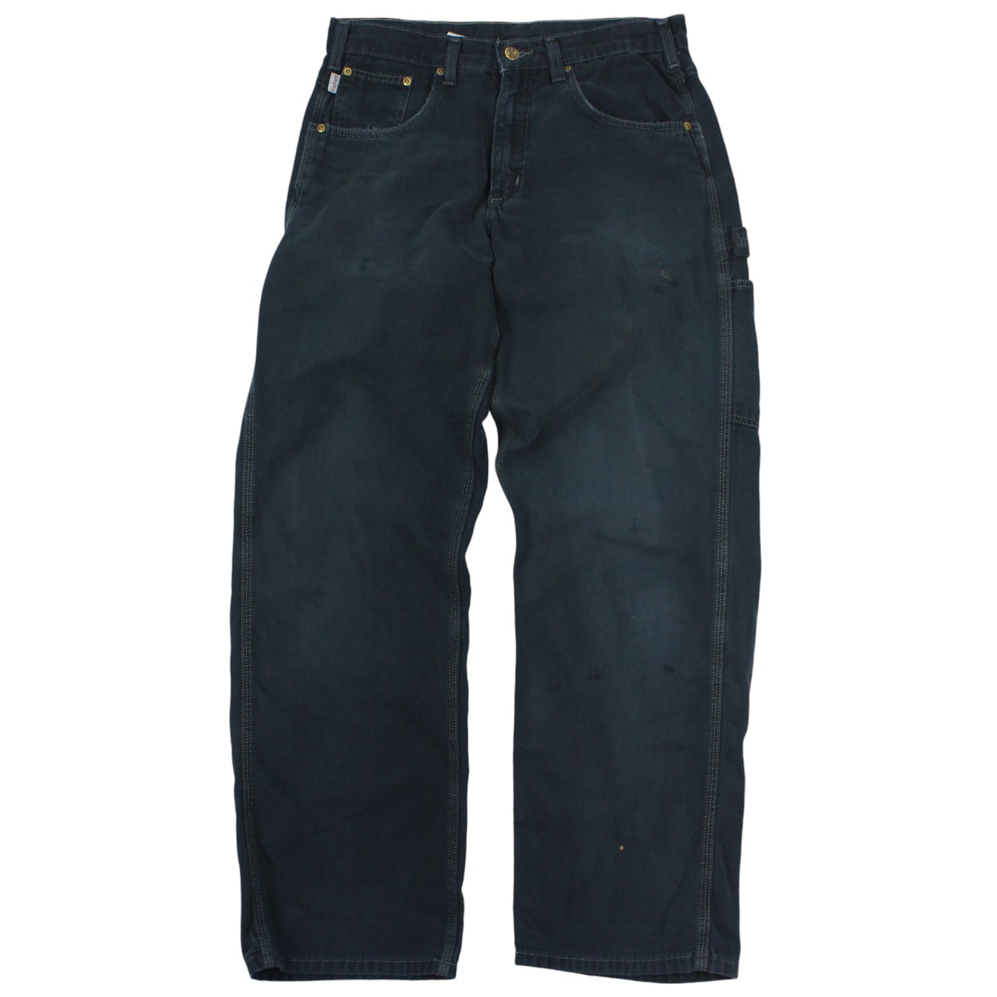 Carhartt Black Baggy Heavy Carpenter Trousers (W32" X L31")