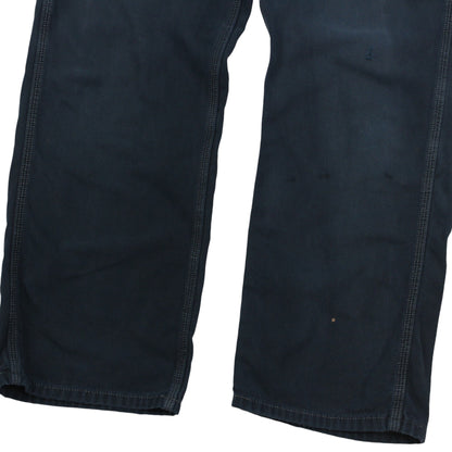 Carhartt Black Baggy Heavy Carpenter Trousers (W32" X L31")