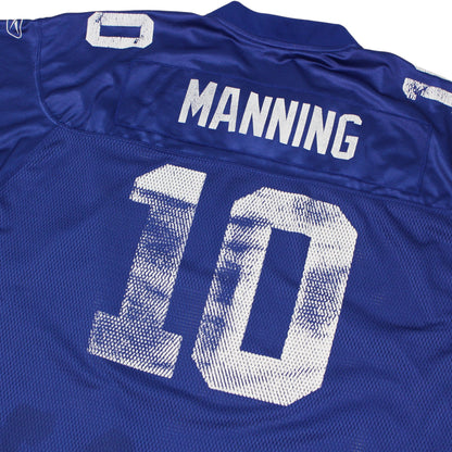 00s New York Giants Reebok Blue #10 Manning Jersey (XL)