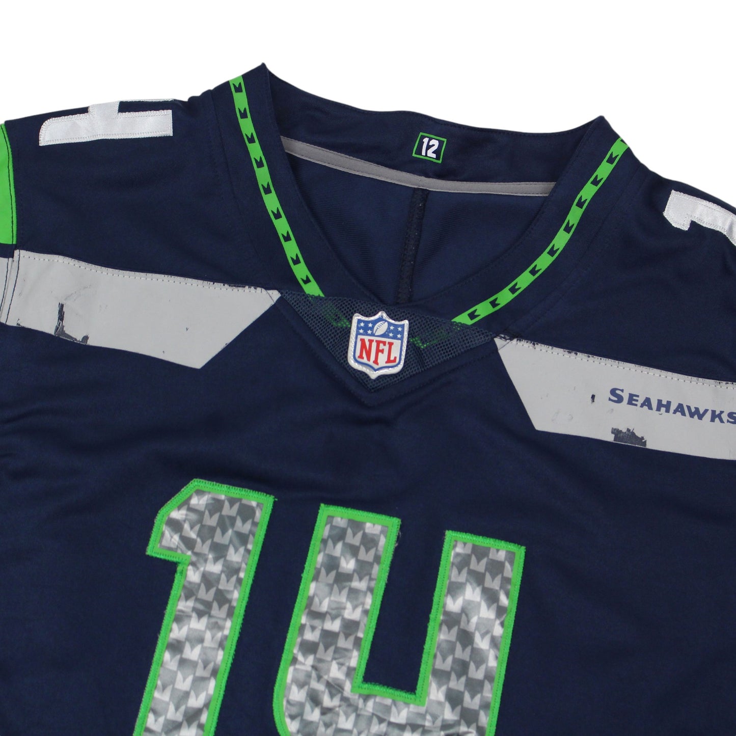 Seattle Seahawks Nike Navy #14 Metcalf Jersey (M)