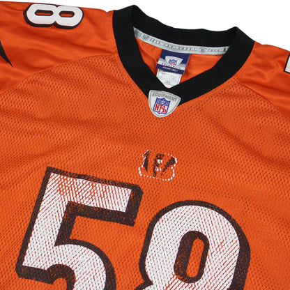 00s Cincinnati Bengals Reebok Orange #58 Maualuga Jersey (XL)