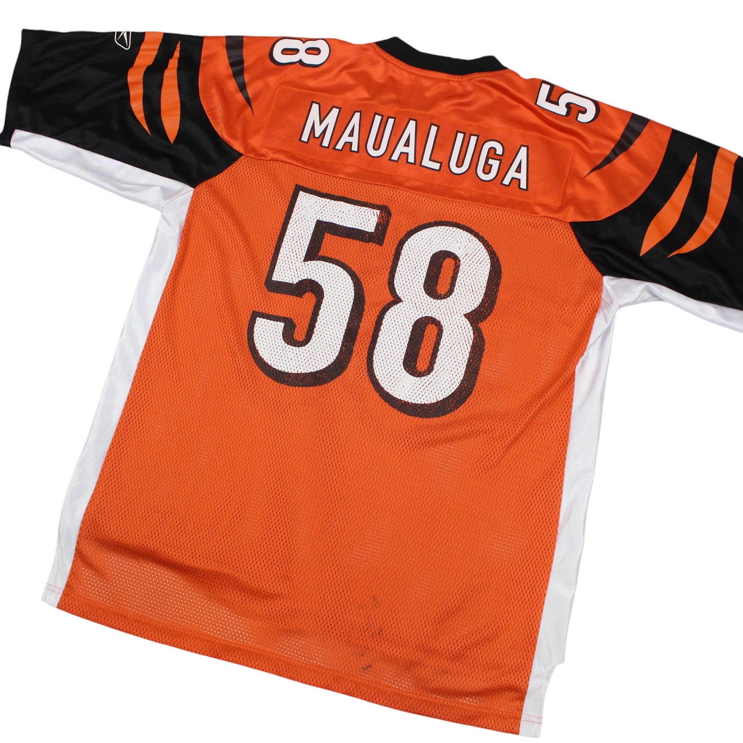 00s Cincinnati Bengals Reebok Orange #58 Maualuga Jersey (XL)