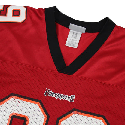 00s Tampa Bay Buccaneers Reebok Red #99 Saap Cropped Jersey (XL)