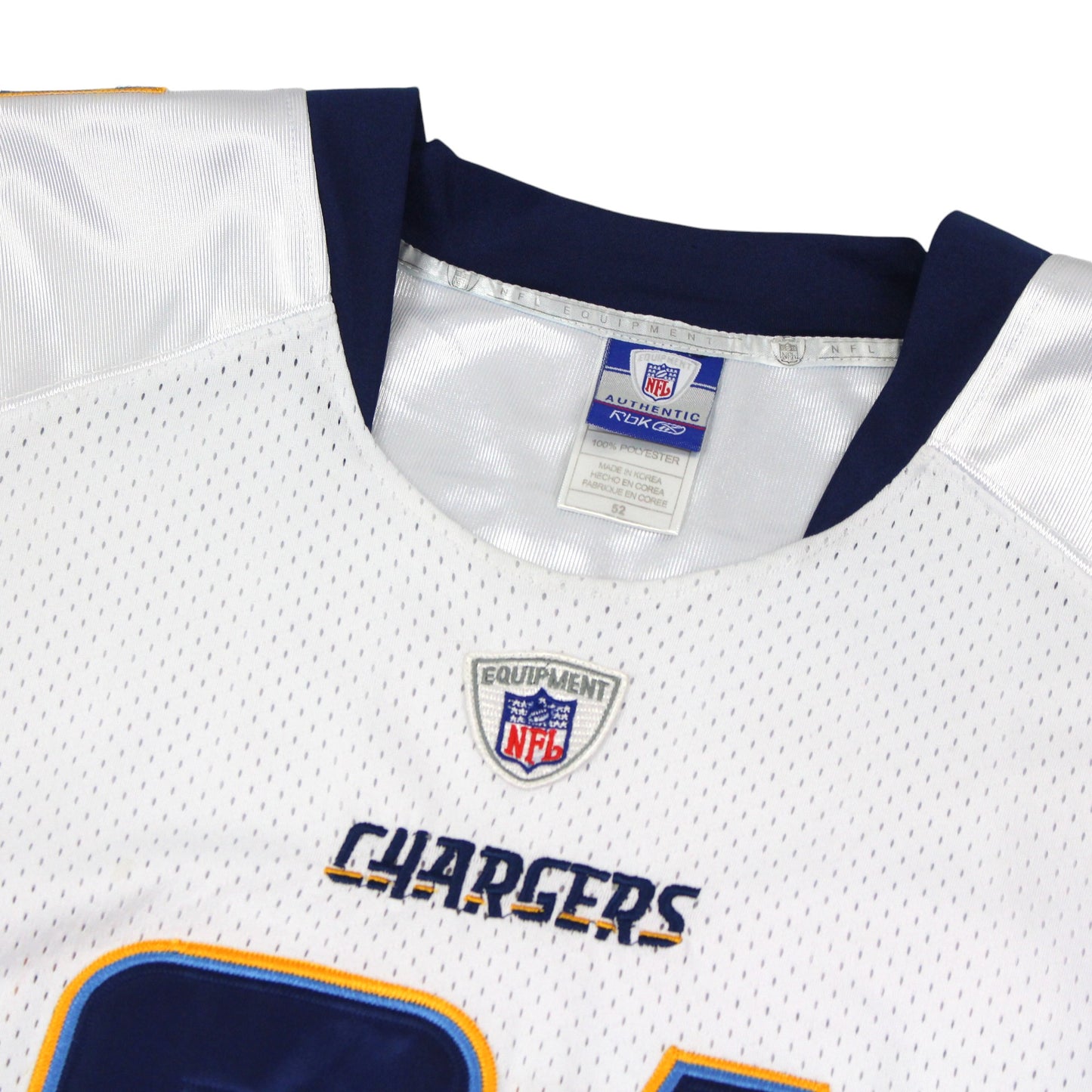 00s Los Angeles Chargers Reebok White #21 Tomlinson Jersey (XL)