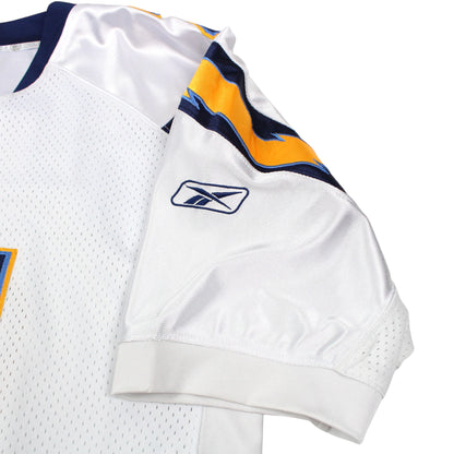 00s Los Angeles Chargers Reebok White #21 Tomlinson Jersey (XL)