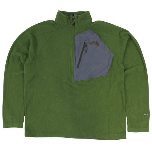 The North Face Green 1/4 Zip Fleece (S)