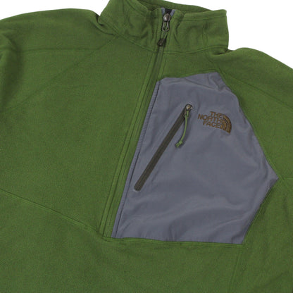 The North Face Green 1/4 Zip Fleece (S)