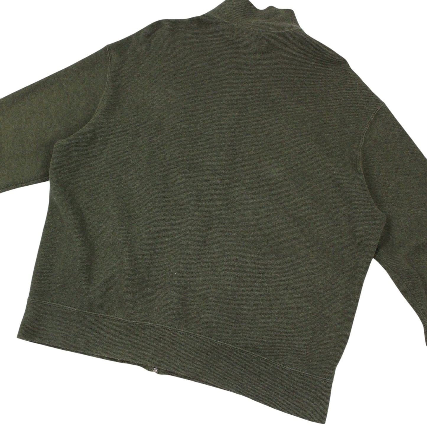 00s Polo Ralph Lauren Green Heavy Full ZIp Sweatshirt (XL)