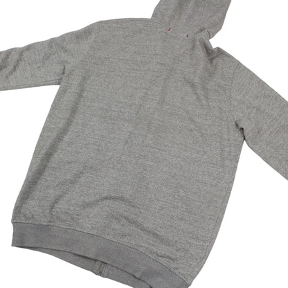 00s Quiksilver Grey Embroidered Full Zip Hoodie (XL)