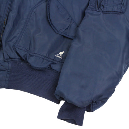 90s Kangol Navy Bomber Jacket (L)