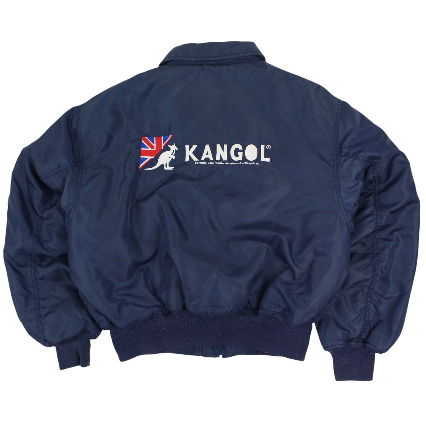 90s Kangol Navy Bomber Jacket (L)