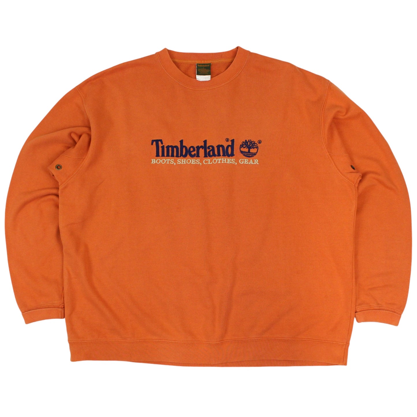 00s Timberland Orange Embroidered Sweatshirt (XXL)