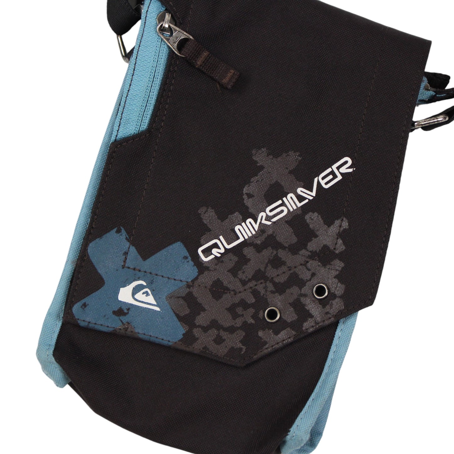 00s Quiksilver Blue/Black Shoulder Bag