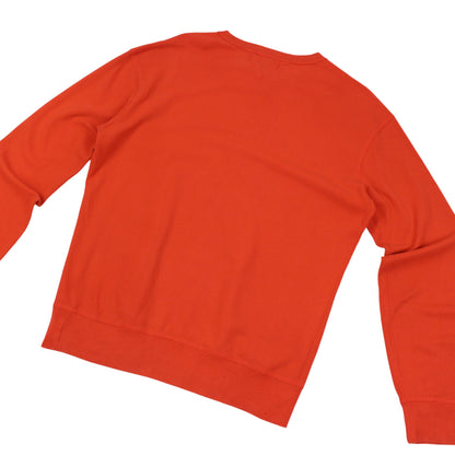 00s Polo Ralph Lauren Orange Thin Sweatshirt (M)