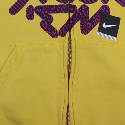 00s Nike Yellow Full Zip Hoodie (M)