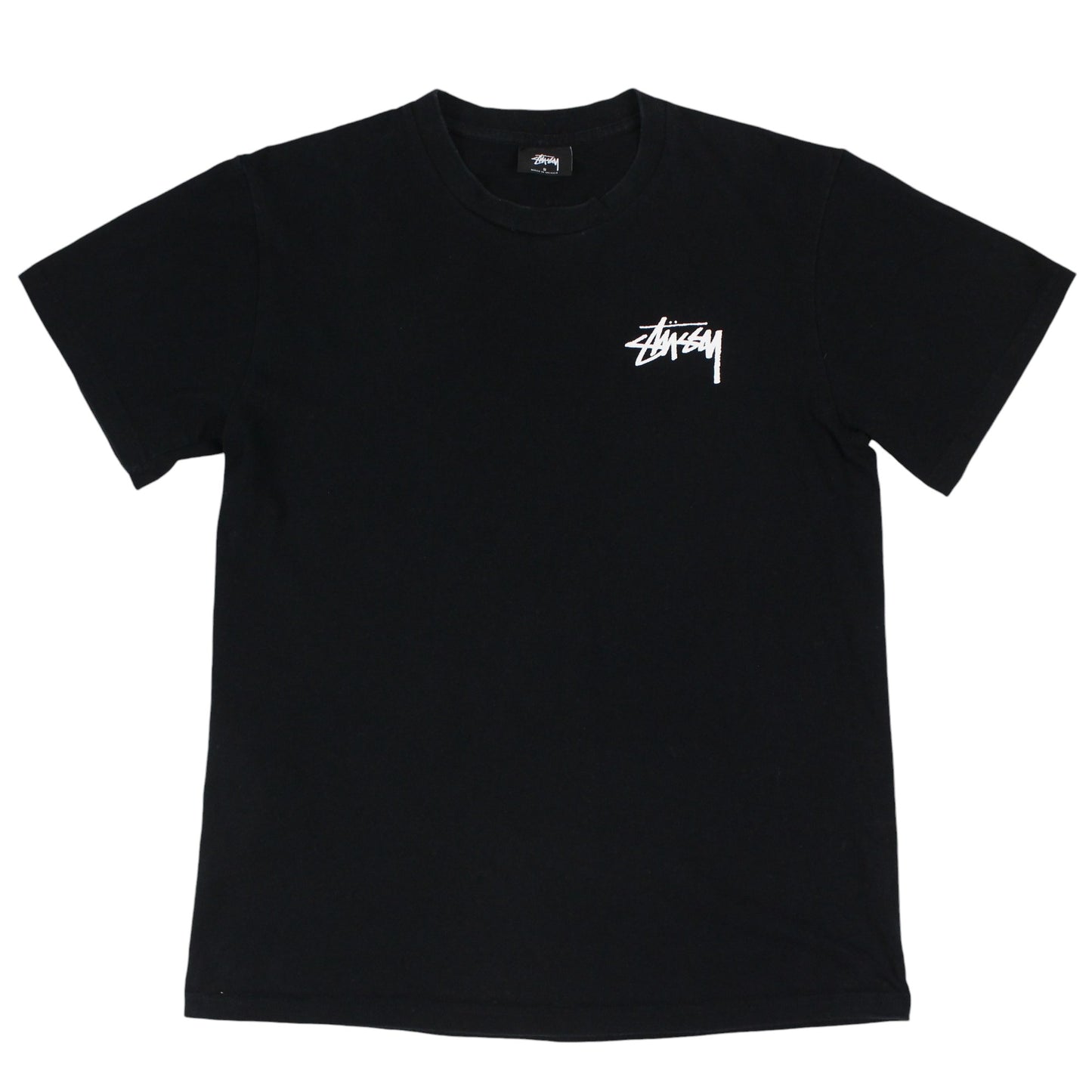 Stussy Graphic Black T-Shirt (XS)