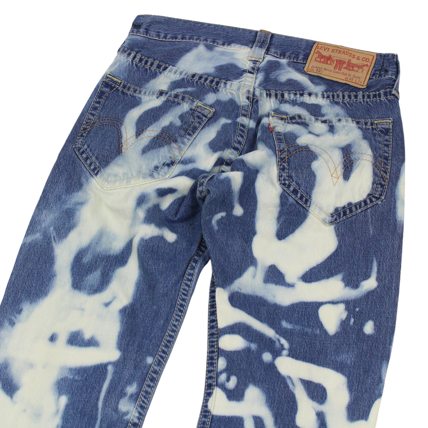 Levi's Blue Acid-Dye Denim Jeans (W30" X L32")