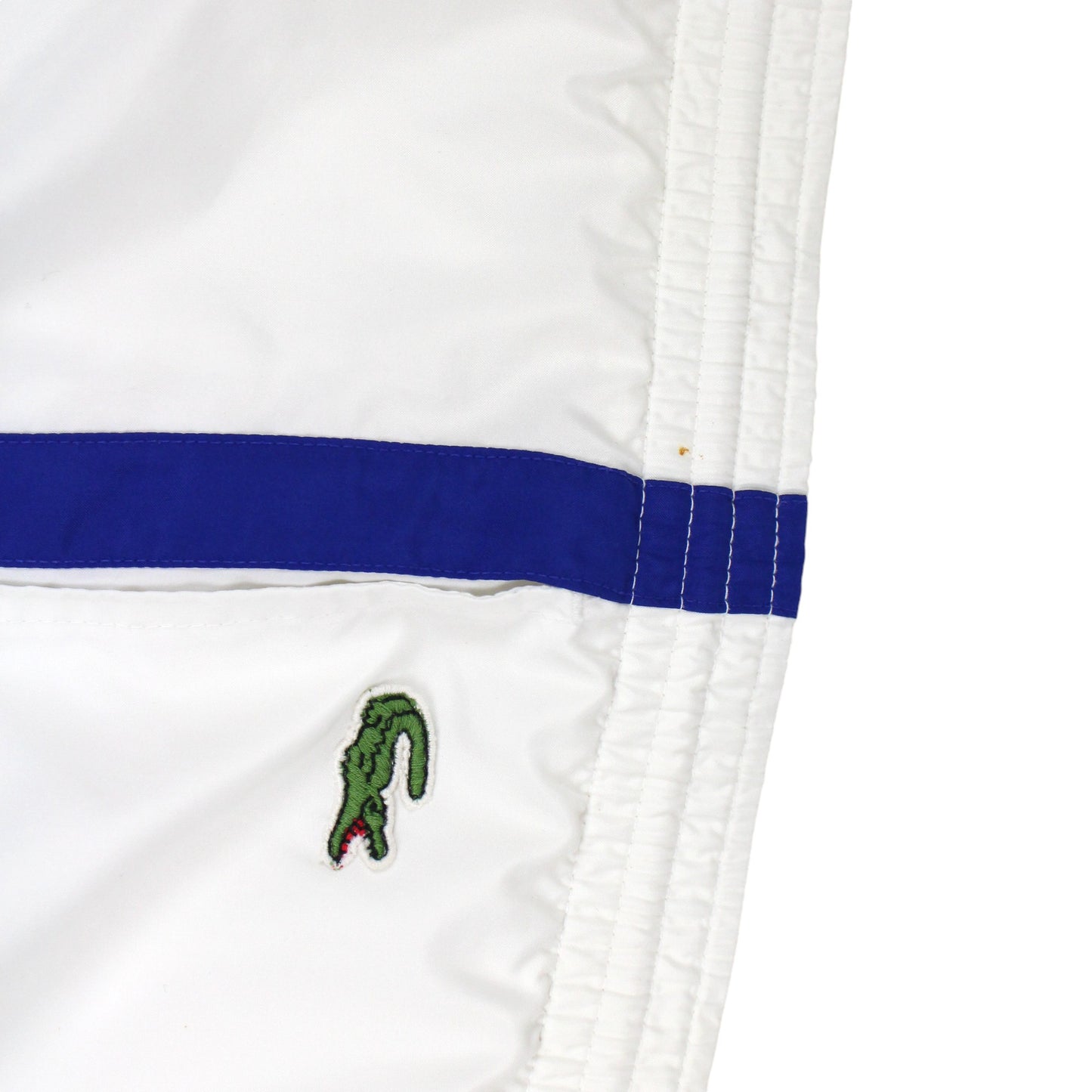 00s Lacoste Sport White Tracksuit Bottoms (XXL)