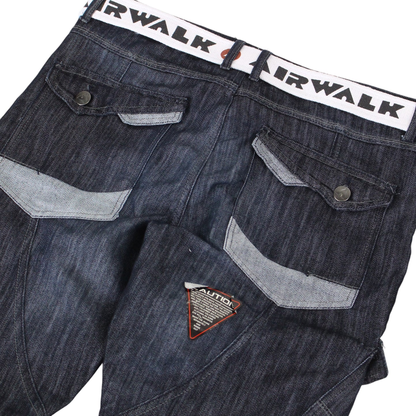 00s Airwalk Denim Jeans With Belt (W36" X L32")