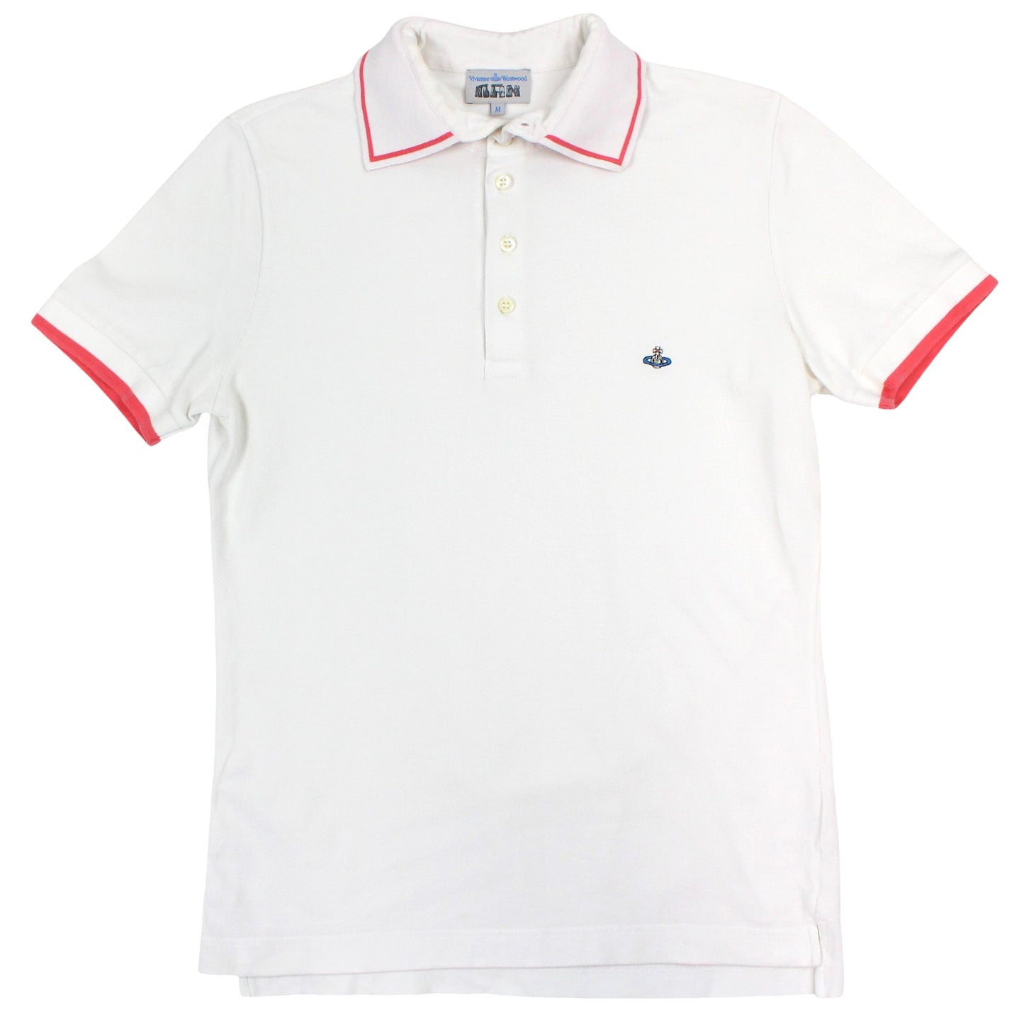 Vivienne Westwood Orb White Polo Top (S)