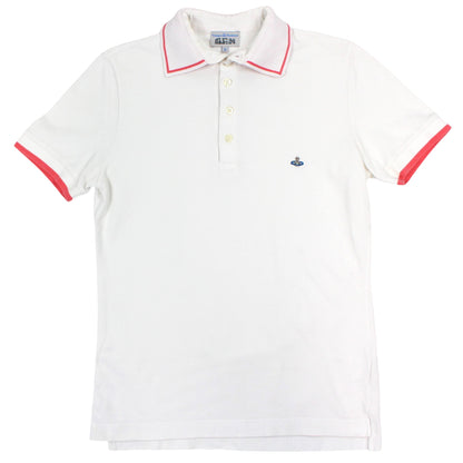 Vivienne Westwood Orb White Polo Top (S)