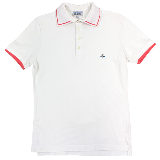 Vivienne Westwood Orb White Polo Top (S)