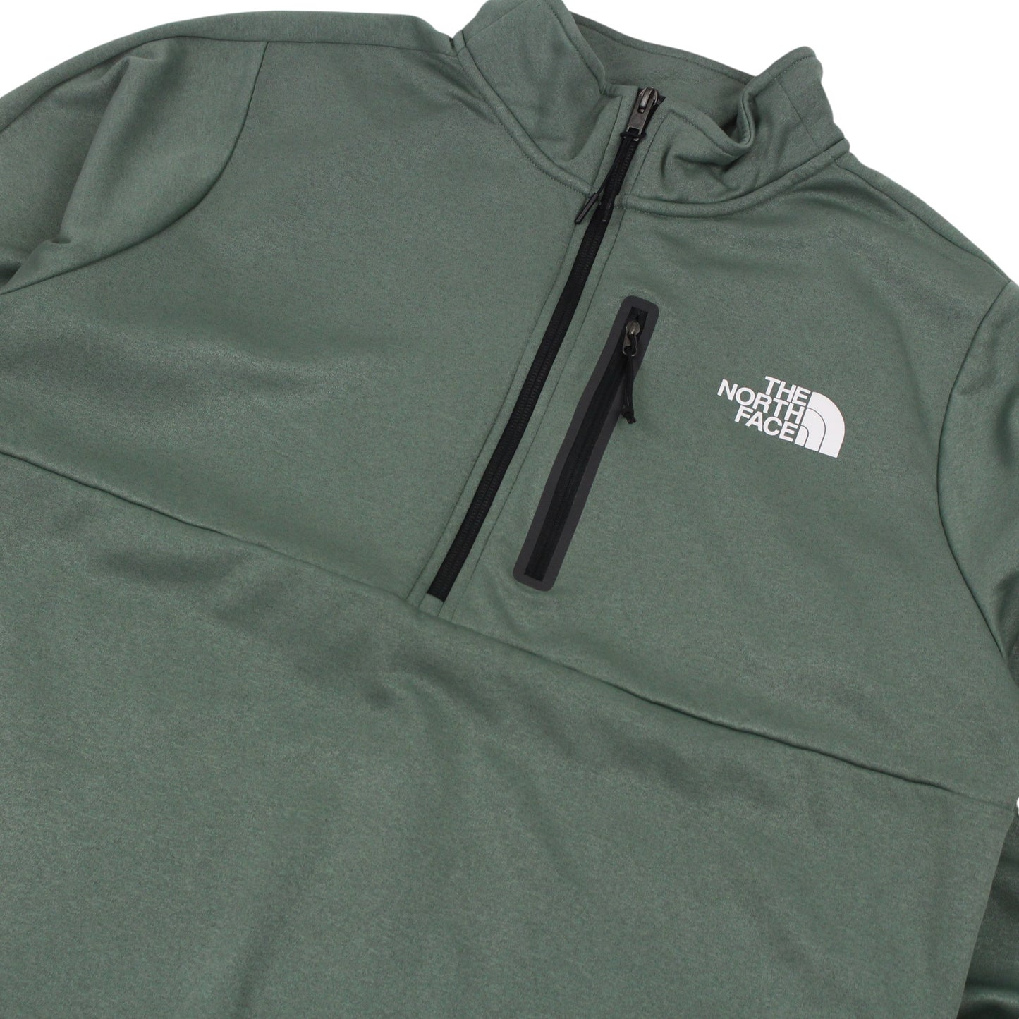 The North Face Green Fleece Lined 1/4 Zip (L)