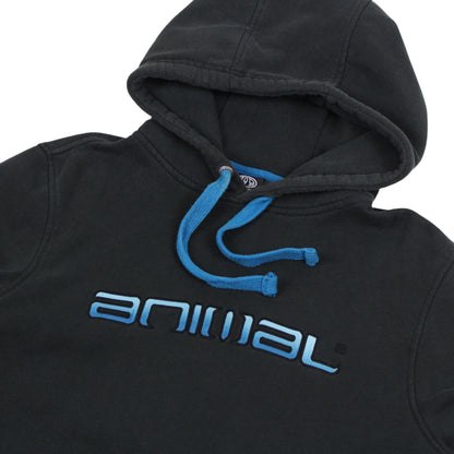 00s Animal Black Embroidered Hoodie (S)