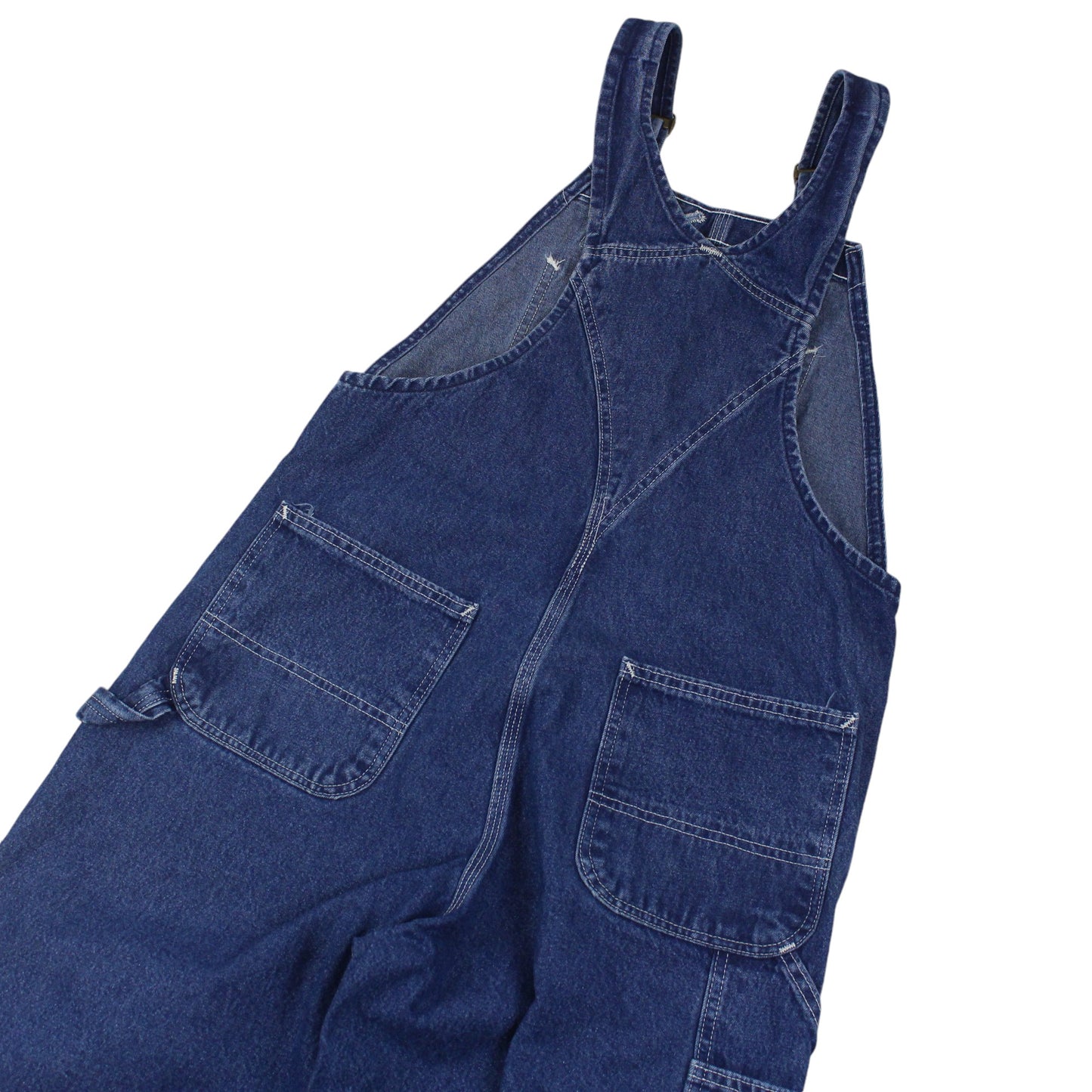 Carhartt Navy Denim Baggy Dungarees (W34 X L28)