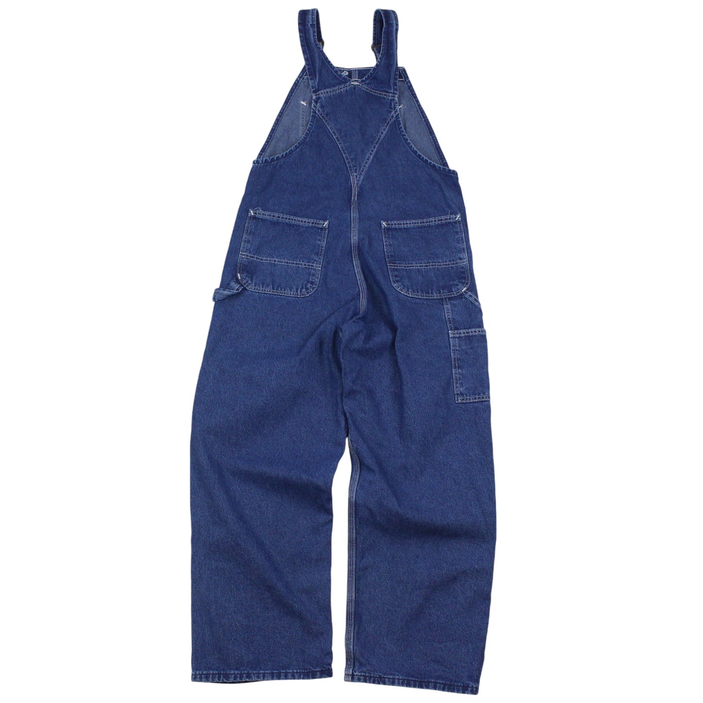 Carhartt Navy Denim Baggy Dungarees (W34 X L28)