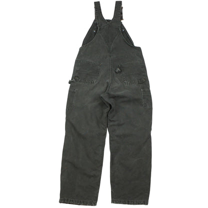 Carhartt Green Heavy Canvas Insulated Dungarees (W36 X L29)